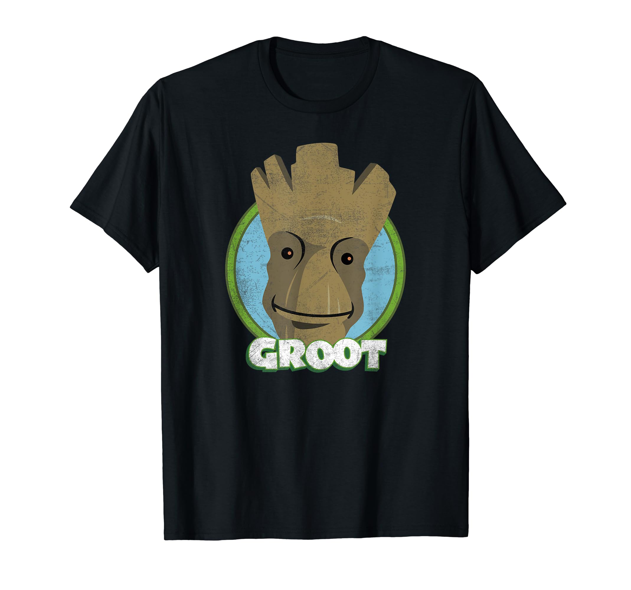 

Marvel Comics Guardians of the Galaxy Happy Groot Vintage T-Shirt