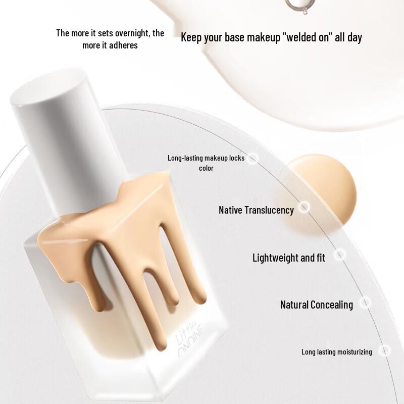 Little Ondine Stay-Online Long-Lasting Foundation Triple Pack