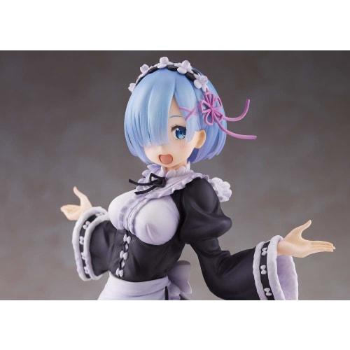 Taito Re:Zero Winter Maid Rem Colorful Anime PVC Doll Artist Masterpiece 20.32cm Tall