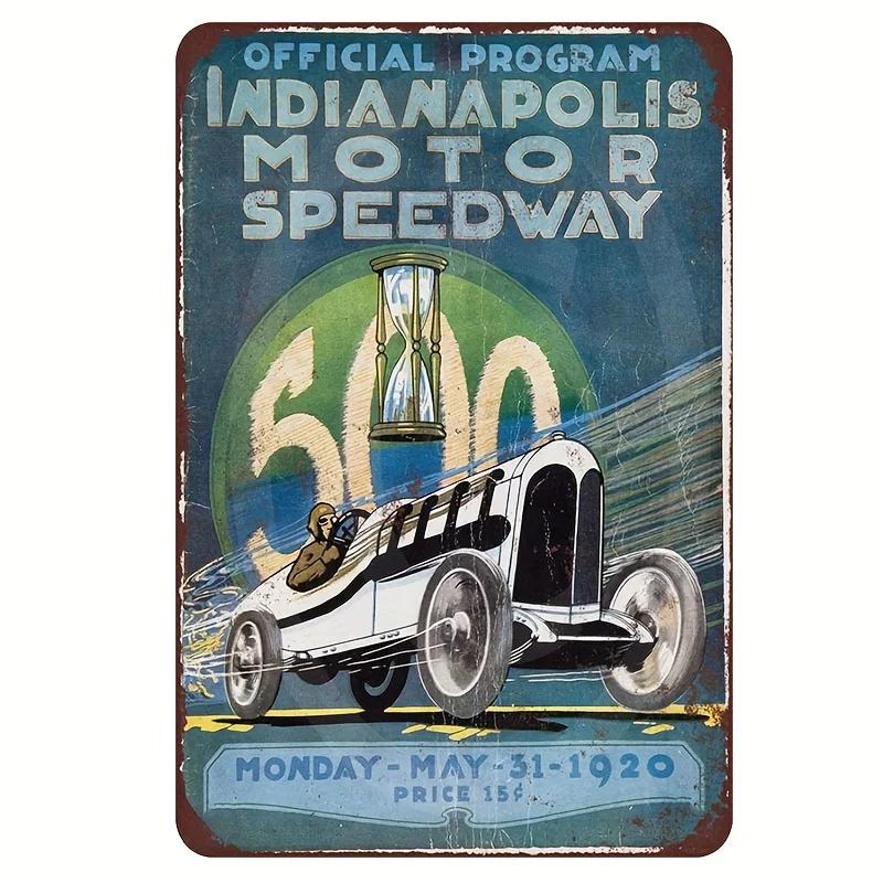 Nástěnné cedule Rychle a zběsile Vintage Regálový vůz Kovový plechový znak Plakátová deska Dekorace Bar Garáž Domácí dekorace Klasický plechový S