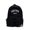 Schoolbag backpack Korean version splicing contrasting color dopamine backpack large capacity campus class outdoor travel student schoolbag