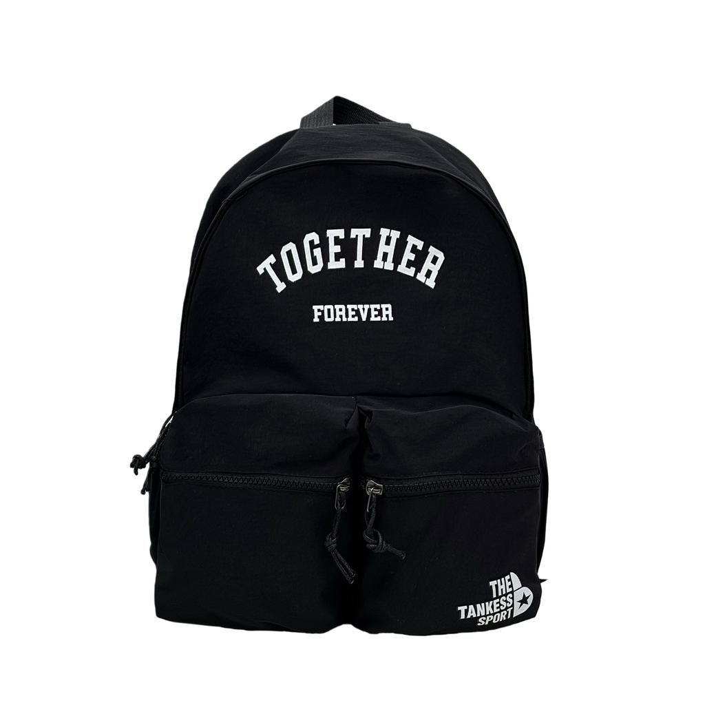Schoolbag backpack Korean version splicing contrasting color dopamine backpack large capacity campus class outdoor travel student schoolbag