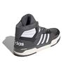 Adidas Neo Entrap Mid Leather Basketball Style High-Top Sneakers Men Sneakers Gray White FW3453
