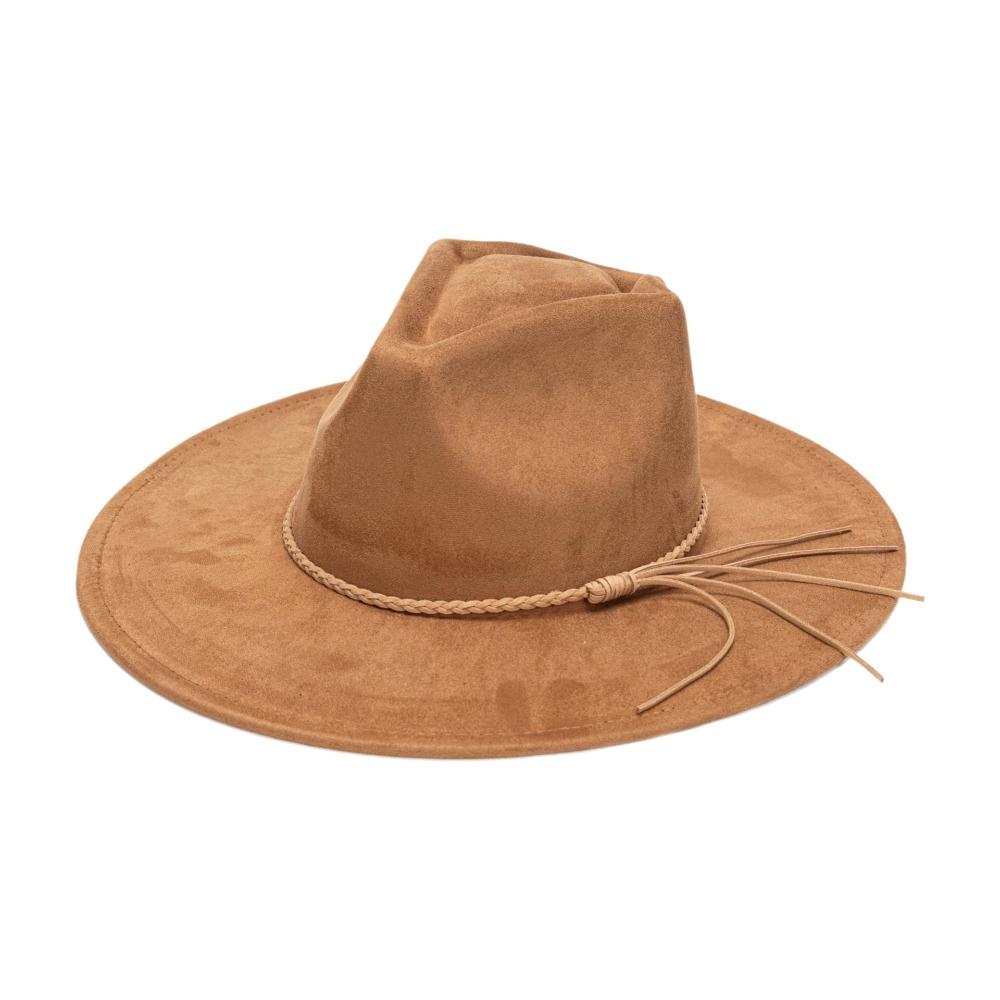 Heart Design Wide Brim Hat Wide Brim Panama Hat Classical Vegan Suede Hat