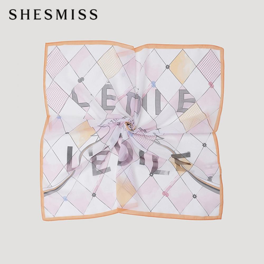 

She S miSS Argyle Square Scarf SSaSfn22010 Or oranges/00