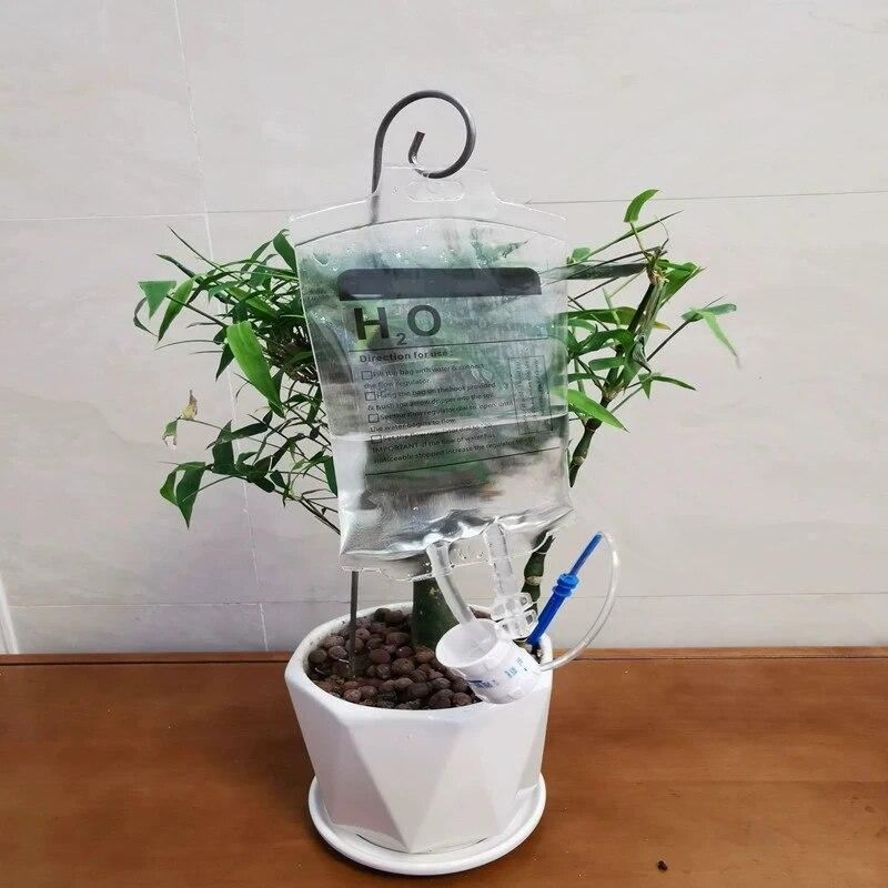 1PC 111ML Lazy Potted Plant Watering Drip Irrigation Automatic Watering Machine Flower Drip Bag Quantitative