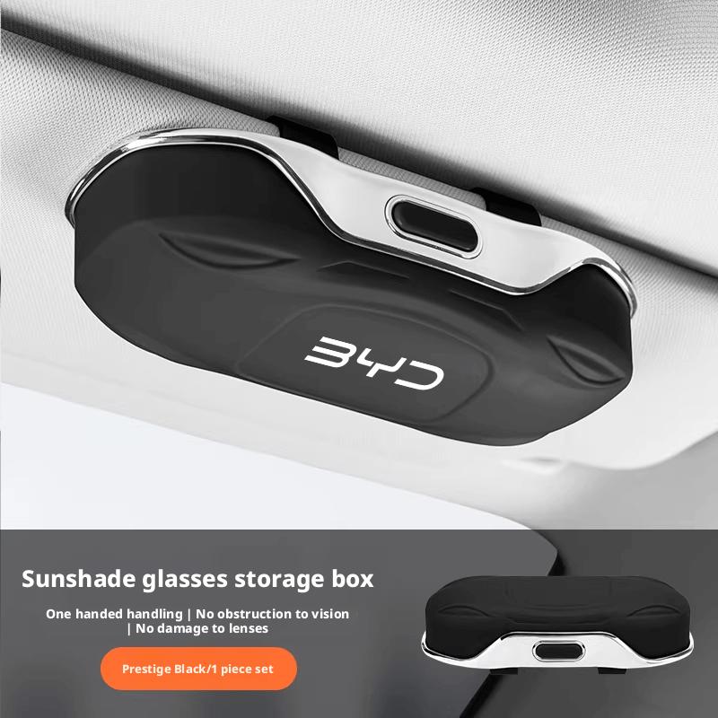 Suitable for BYD car glasses case Han Yuan Song Tang Qin Xia sunglasses car storage box