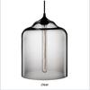 7 color Industrial Colourful glass ball led Pendant Lamps modern e27 lights restaurant living room