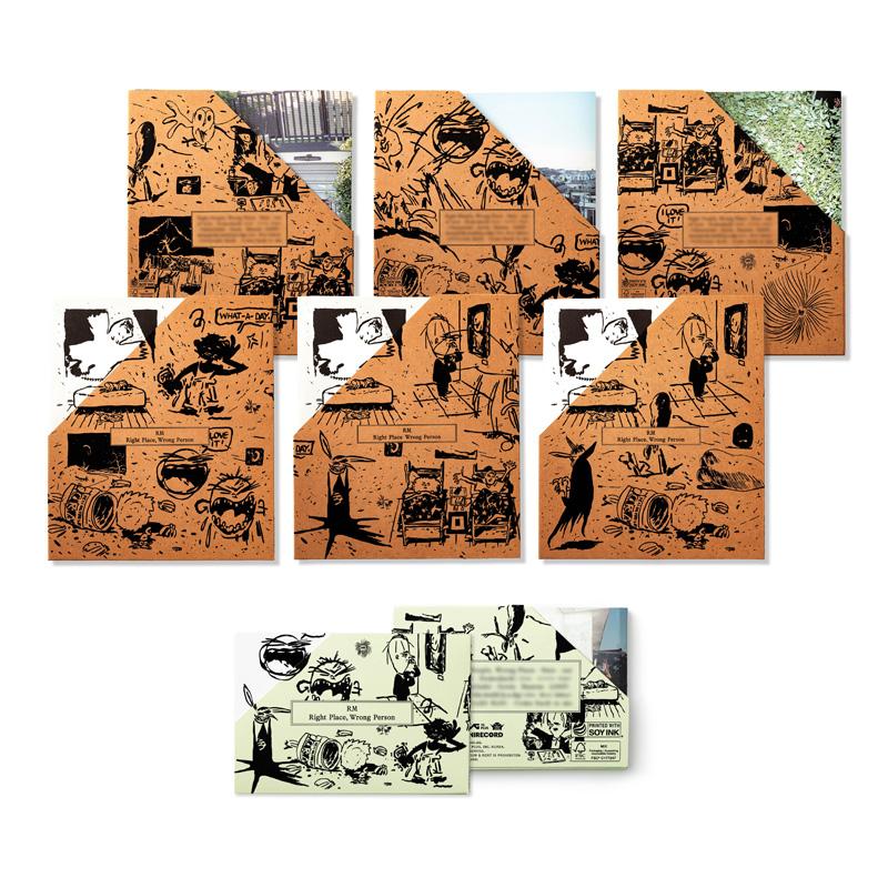 

RM (БТС) 2-й сольный альбом «В нужном месте, не тот человек» 4 IN SET