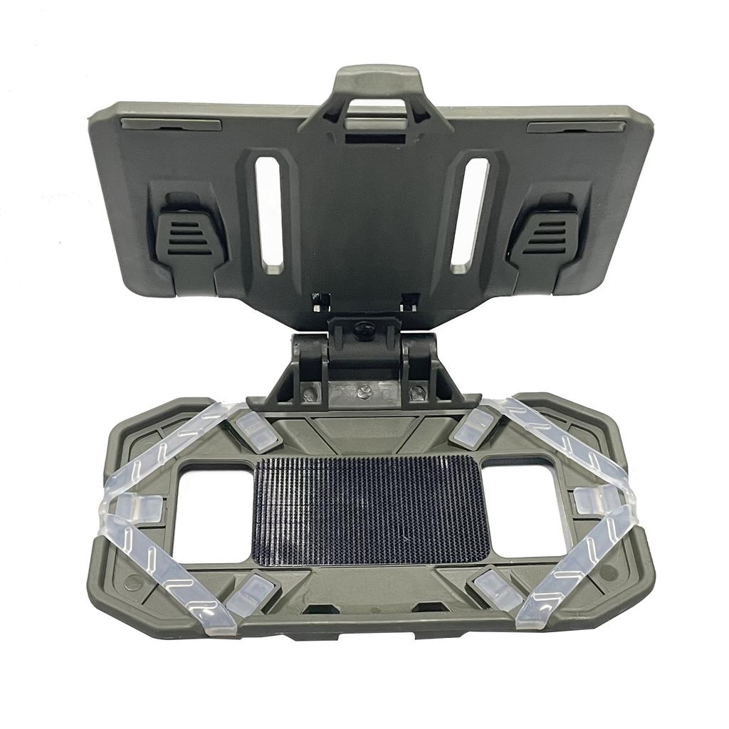 Tactical Molle Mobile Phone Carrier Quick Access Folding Holder for 4.7"-6.7" Phones Hunting Vest Chest Bracket Airsoft Otdoor