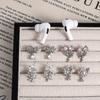 1Pair Butterfly Headphone  Buckle Diy Zircon Headphone Decoration Clip Removeable Easy To Install Earbud Accessories