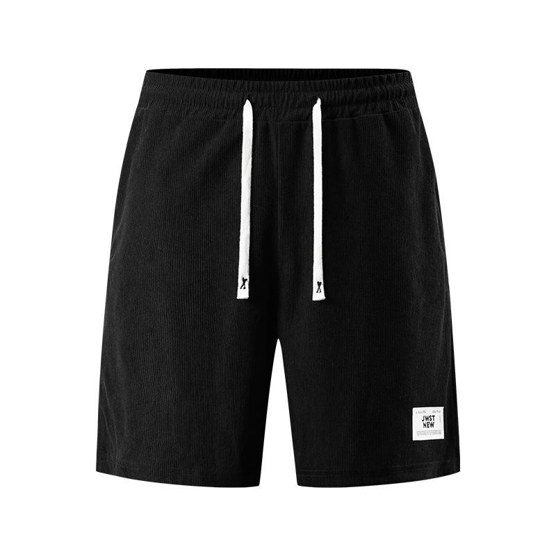 

Весенне-летние повседневные шорты, мужские бриджи, летние тонкие свободные быстросохнущие спортивные штаны из ледяного шелка для мужчин XS чёрный