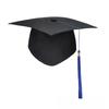 Graduation Hat with Tassel Adjustable Matte Bachelor Hat Sturdy Board Ceremony Party Graduation Cap Celebration Decor
