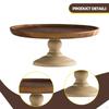 Cake Stand Holder Showcasing Rustic Display Dessert Candy Dish Plate for Living