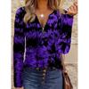 Women's Casual Zipper Long Sleeve T-Shirt