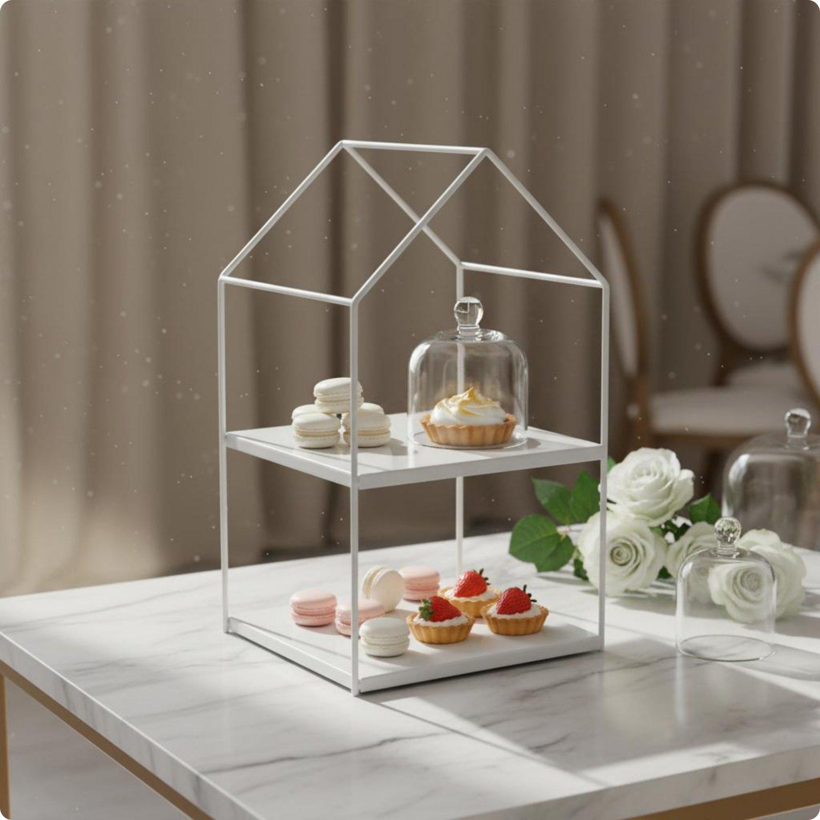 3 Pieces Wedding Dessert Stand Set