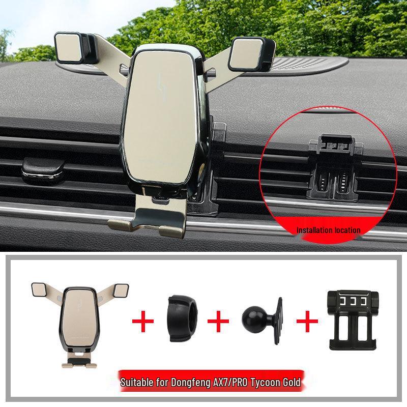 Wireless Charging Navigation Phone Holder for 19-22 Dongfeng AX7/21AX7PRO
