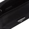 Prada Re-Nylon Enamel Triangle Logo Clutch Unisex Clutch Black 1NS175_R067_F0002