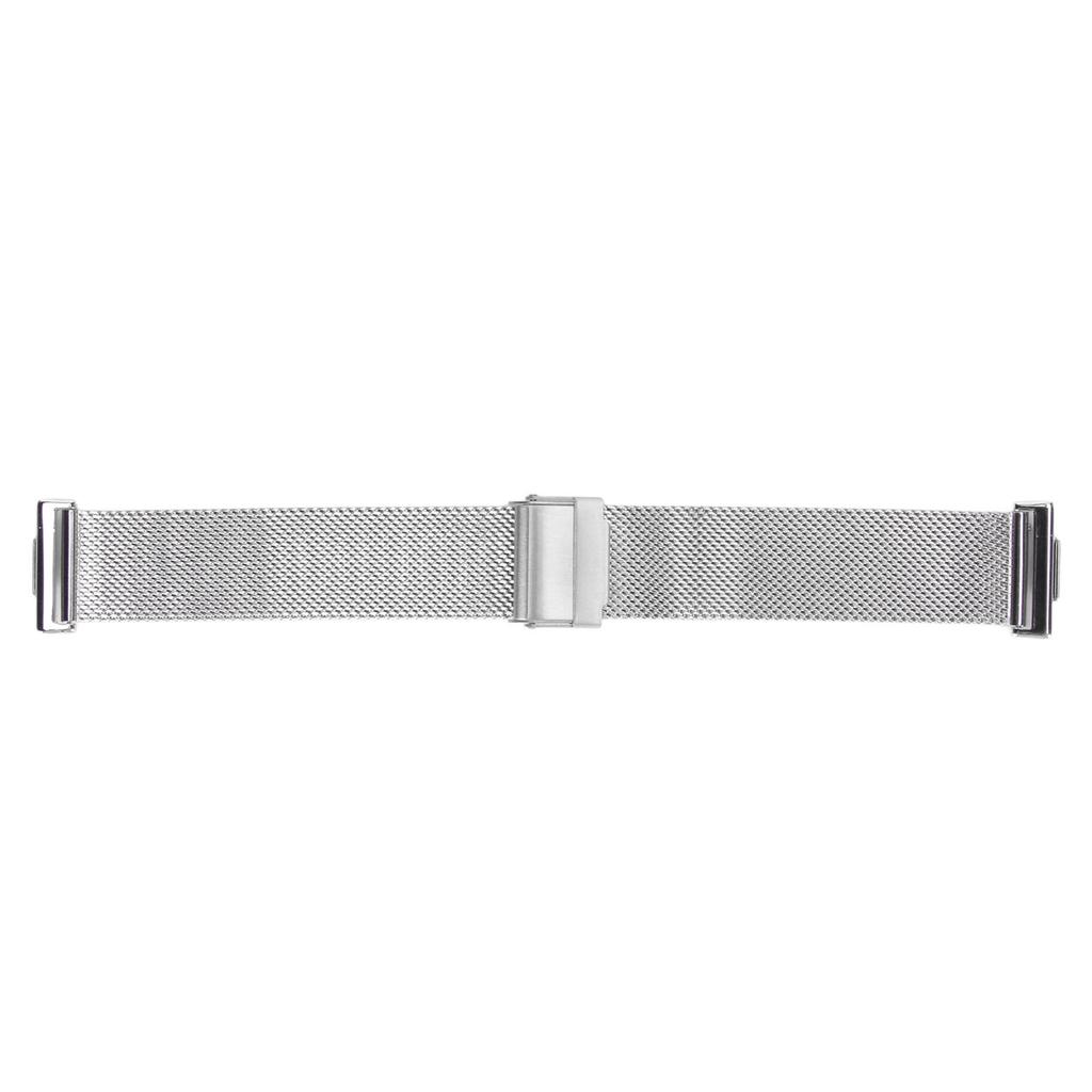 Stainless Steel Watch Strap Adjustable Wristband with Metal Buckle Watch Band for Huawei Watch Fit 2 Silver