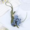Fashion Pu Leather Pendant Keychains for Women Osmanthus Petal Creative Car Key Pendants Exquisite Bag Festival Birthday Gift