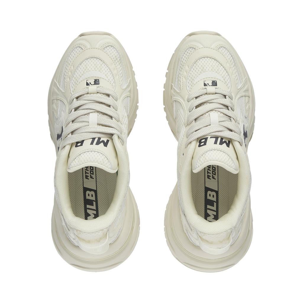 New MLB Curve Runner Anti-Slip Wear-Resistant Low-Top Casual Shoes Unisex Beige 3ARNSPL5N-50BGL