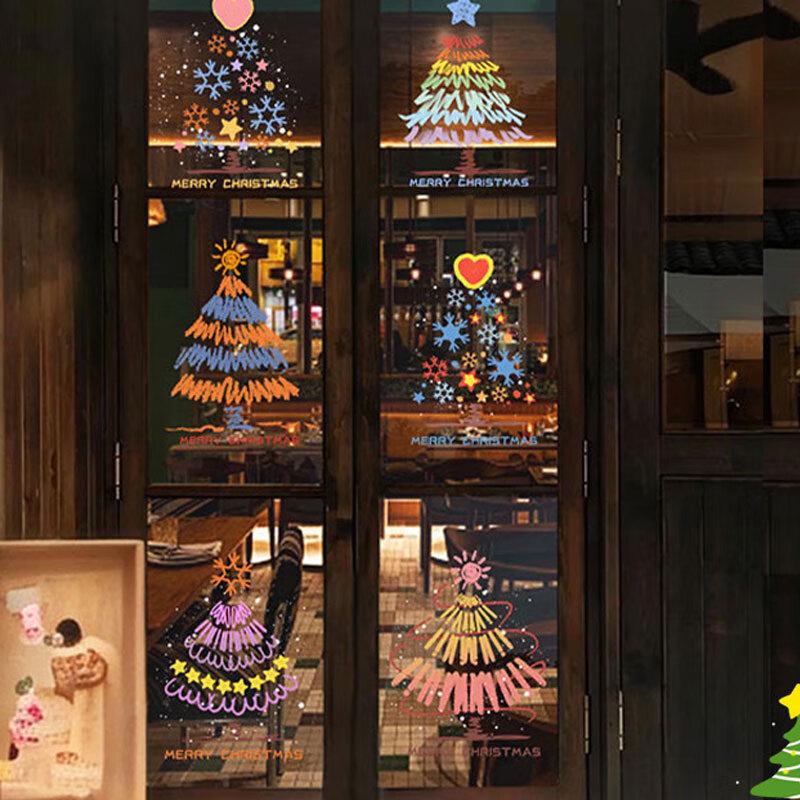 

Christmas Tree Static Window Clings