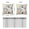 Piper Baby Sandpiper With Shells Square Pillowcase Polyester Linen Velvet Printed Zip Decor Home Cushion Case