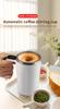 380ML Automatic Magnetic Stirring Mug with Lid Stainless Steel Waterproof USB Electric Mixing Coffee Mug 2025 New