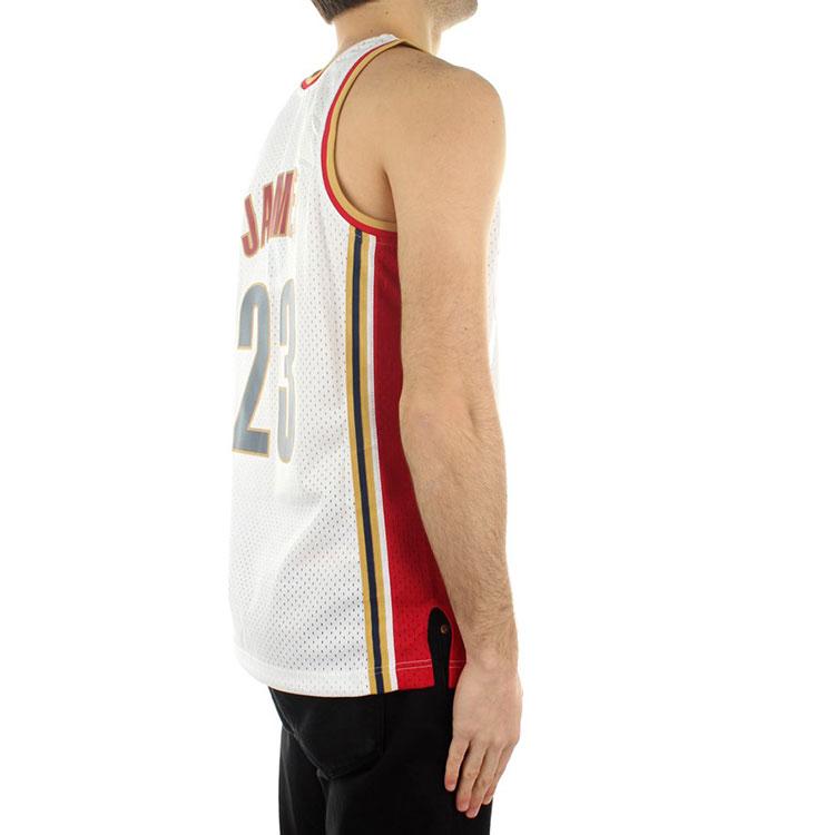 Mitchell & Ness Lebron James Cleveland Cavaliers 2003 04 Swingman Trøje SMJYCP19209-CCAWHIT03LJA