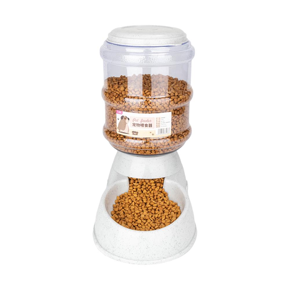 Alimentador Automático para Animais de Estimação de Grande Capacidade 3.8L Para Cães Gatos Dispensador de Água Balde de Armazenamento Combinado de Alimentos Tigela para Gatos