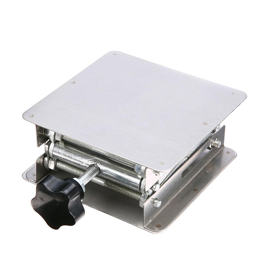 Stainless Steel Router Lift Lifting  Platform Stand Lifter for Router Bench Table Woodworking