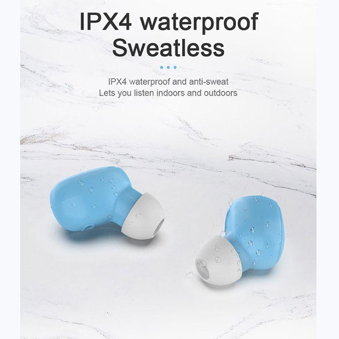 Écouteurs sans fil - RNCYN - Mini Macaron A6S - Bluetooth 5.0 - Étanche - Recharge sans fil