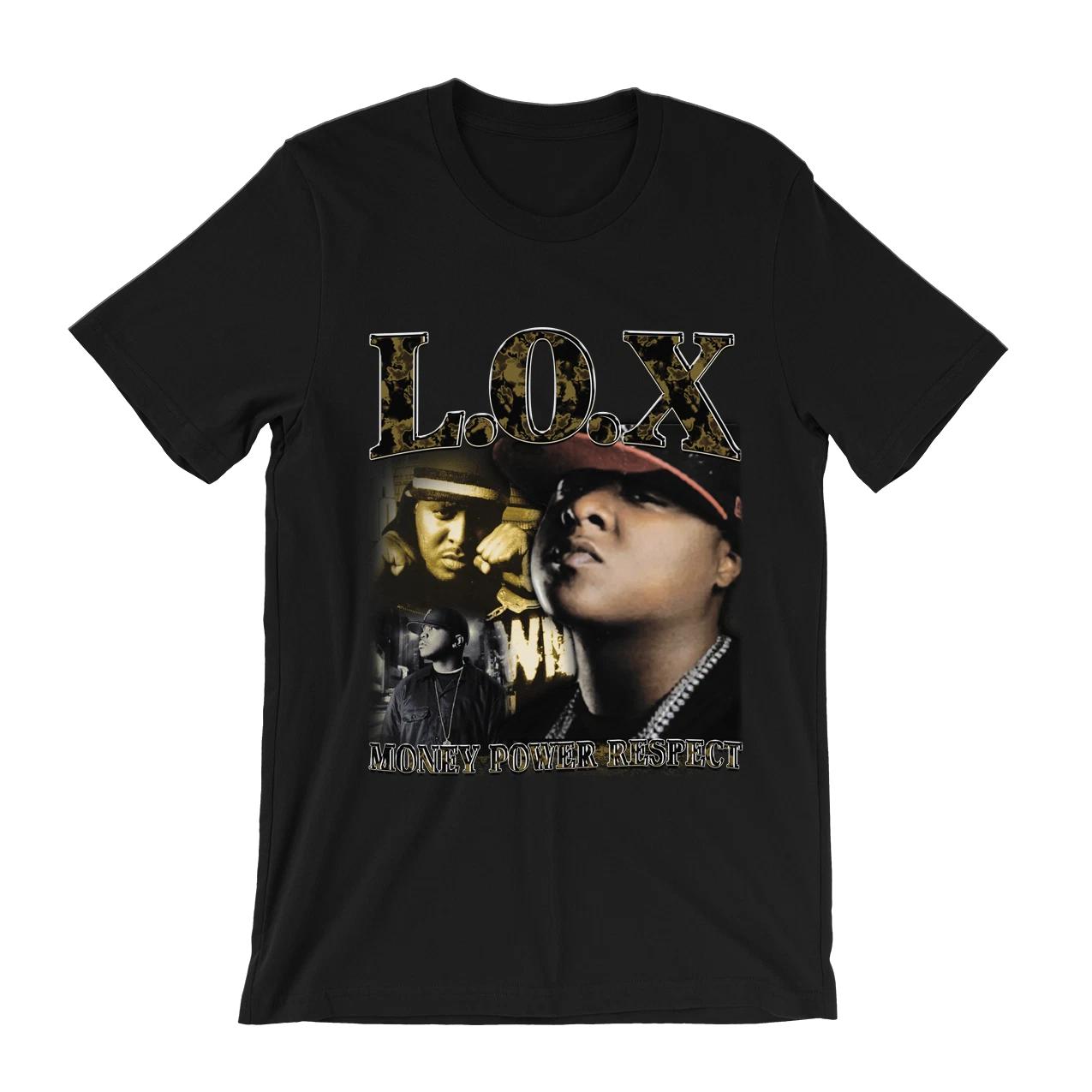 L.O.X. Money Power Respect T-shirt The Lox Syles P Jadakiss Sheek Louch D-Block S