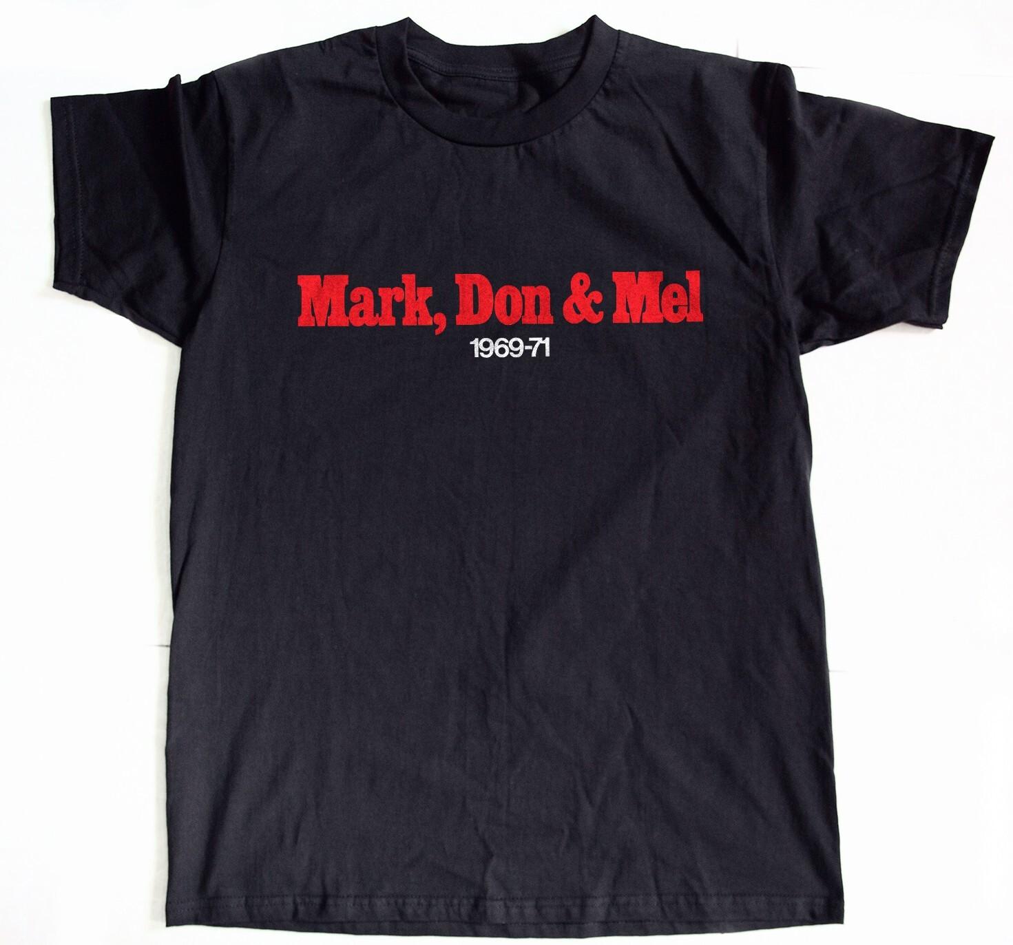 Grand Funk Railroad Mark, Don & Mel Logo Black Unisex T-shirt Size S-5XL XXXXL