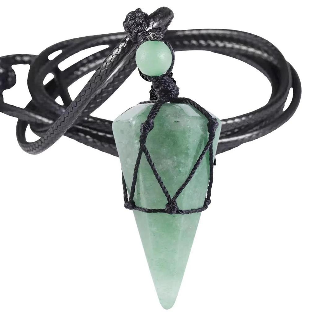 Unisex Starry Sky Obsidian Pendant Necklace - Trendy Couple Gift