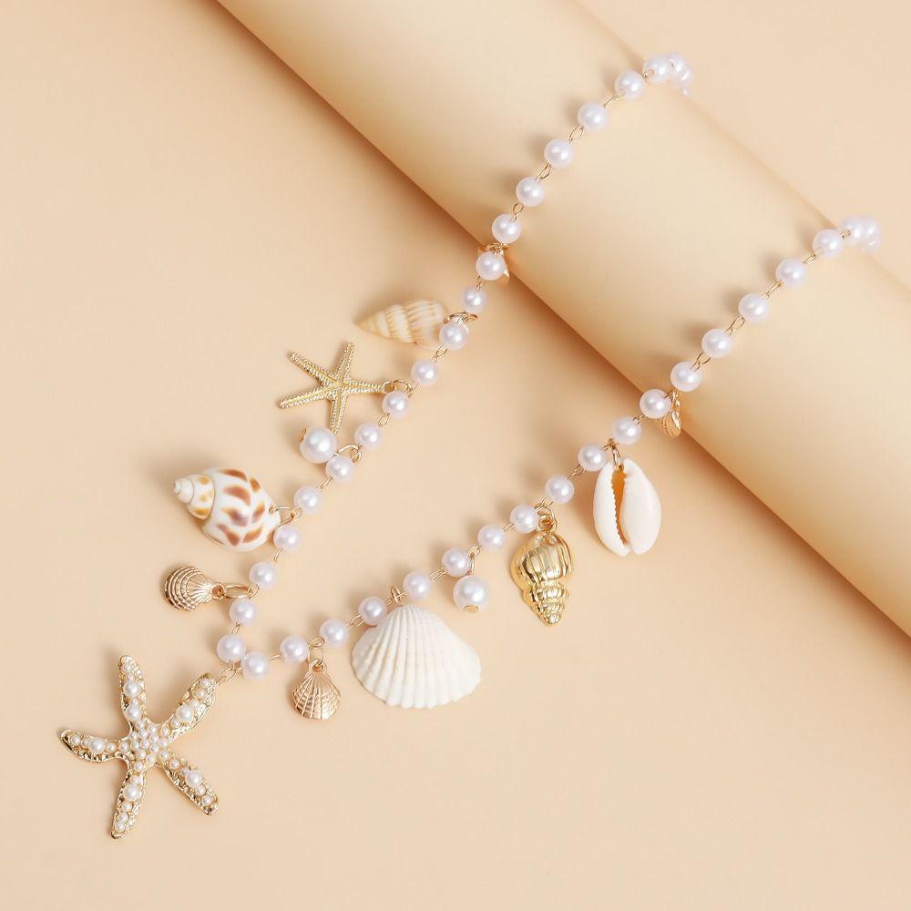 Bohemian Beach Waist Chain Shell Body Chain Jewelry  Beach Accessories
