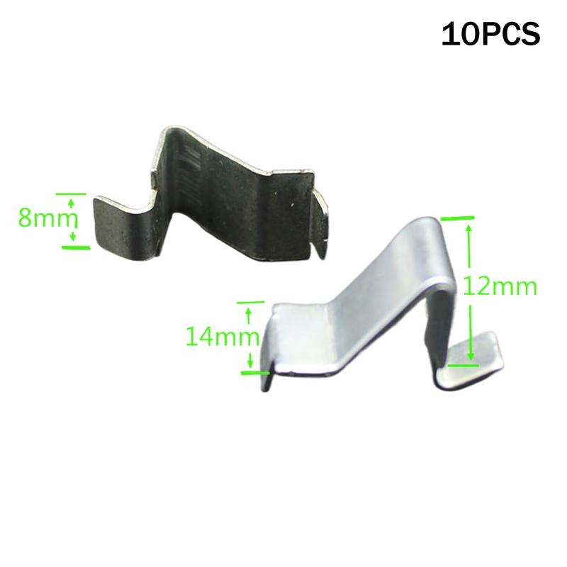 10 st Kraftiga Metallskåpshyllklämmor Hållbara Hyllstöd För Arkivskåp Hyllklämmor Justerbara Stöd Klämma