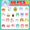 50 Simple Fruit Animal Stickers Fresh and Creative Simple Cute Simple Animal Stickers