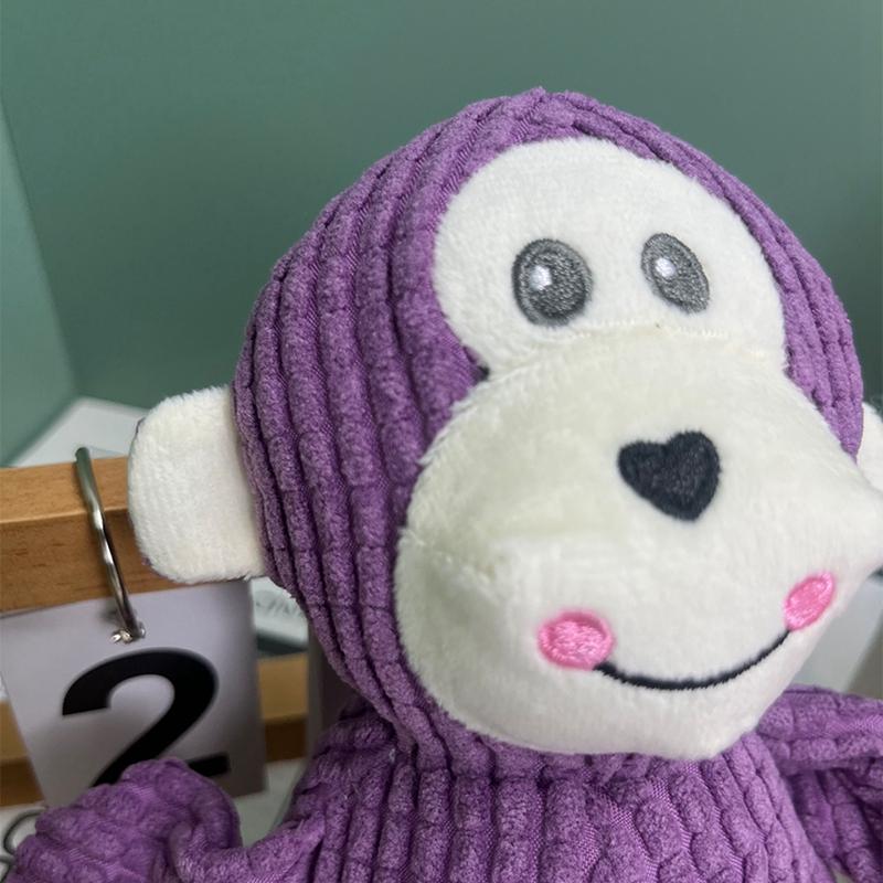 Pet Dog Plush Sound Toy Interactive Training Gnawing Doll
