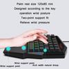 T-WOLF Mobiles Gaming Einhand-Tastatur, Spezifikation: Tastatur+Maus+Thron