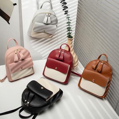 Stylish, Simple and Versatile Multi-functional Backpack Bag Women's Personalized Color Matching Trend
