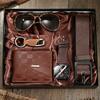 Boxed Fashion Men's Quartz Watch Wallet Sunglasses Belt Men's Luxury Gift Sets Father's Day Gifts Factory Cheap Price