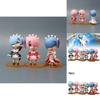 Adorable 9cm Pvc Rem And Ram Figures From Zero Two World Anime Collectibles