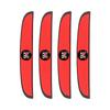 4pcs Car Door Edge Anti Scratch Collision Protection Strip Stickers For Nismo Nissan Almera Tiida Juke Teana Qashqai 350Z 370Z