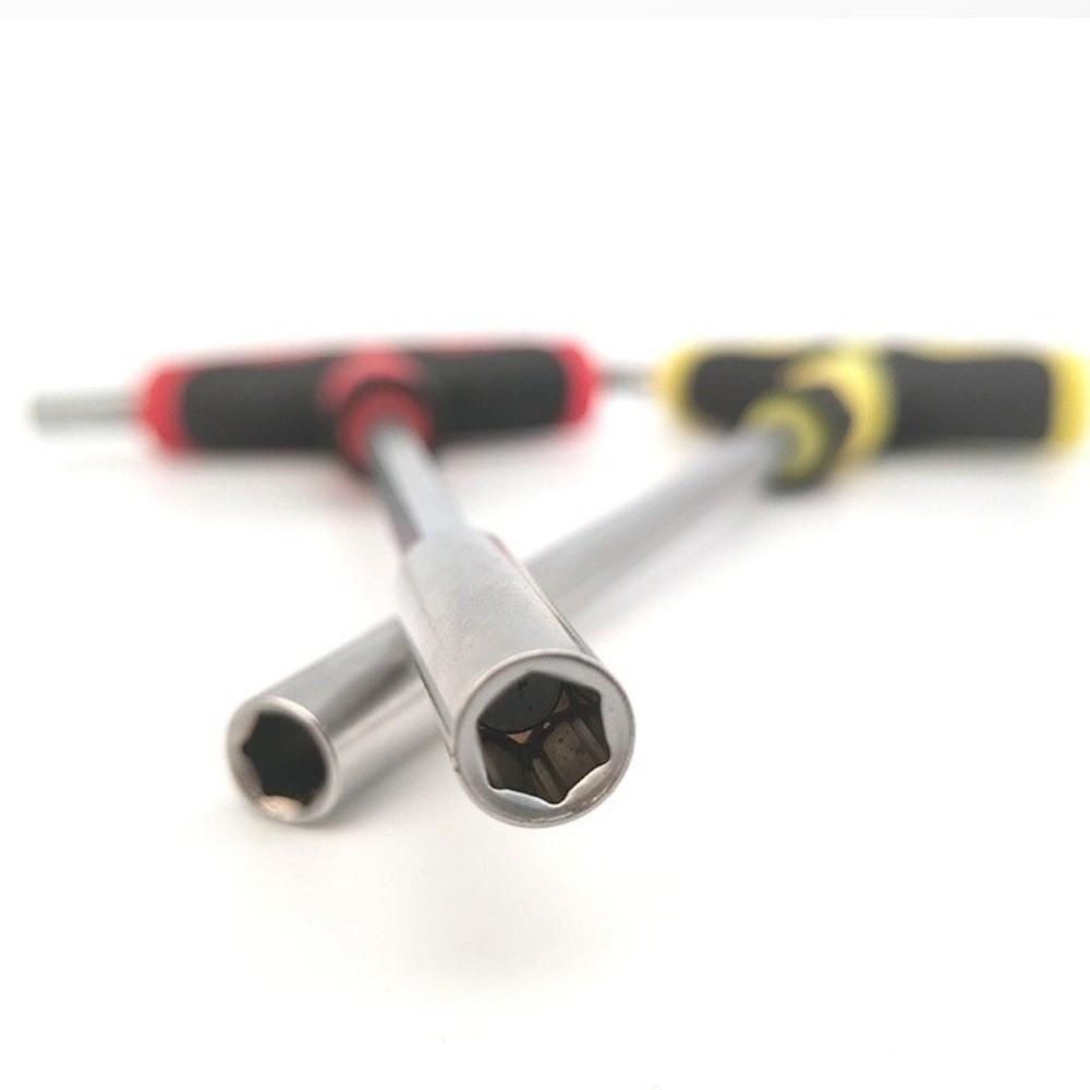1/4 Inch Drive T Handle Wrench Multi Purpose Hexagonal Plum Head Screwdriver Set  Car Maintenance