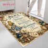 Alice Wonderland Tea Carpet Rug for Living Room Bedroom Home Sofa Decoration,Kids Play Nonslip Floor Mat