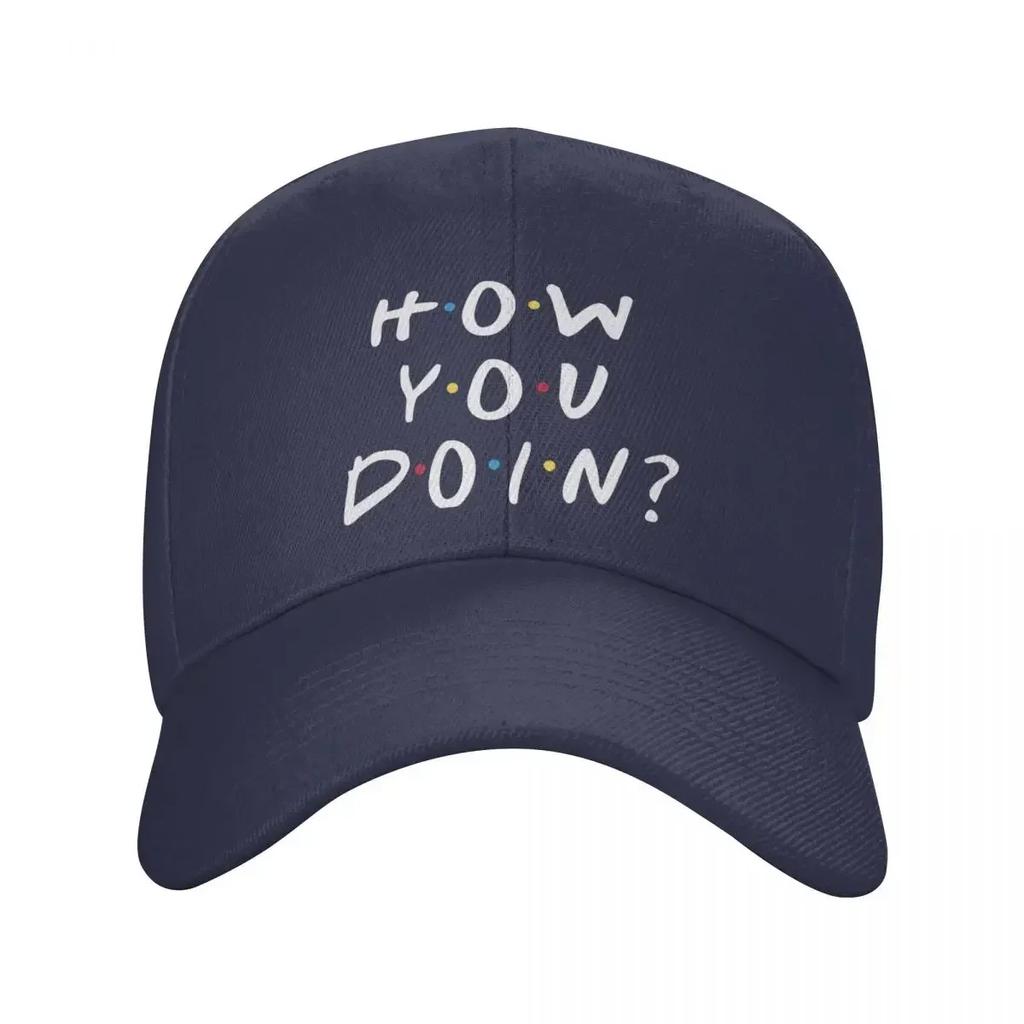 Vlastní baseballová čepice s vtipnou citací ze seriálu Přátelé, venkovní, unisex, nastavitelná pro ženy, 'How You Doin' Dad Hat, podzimní Snapback čepice