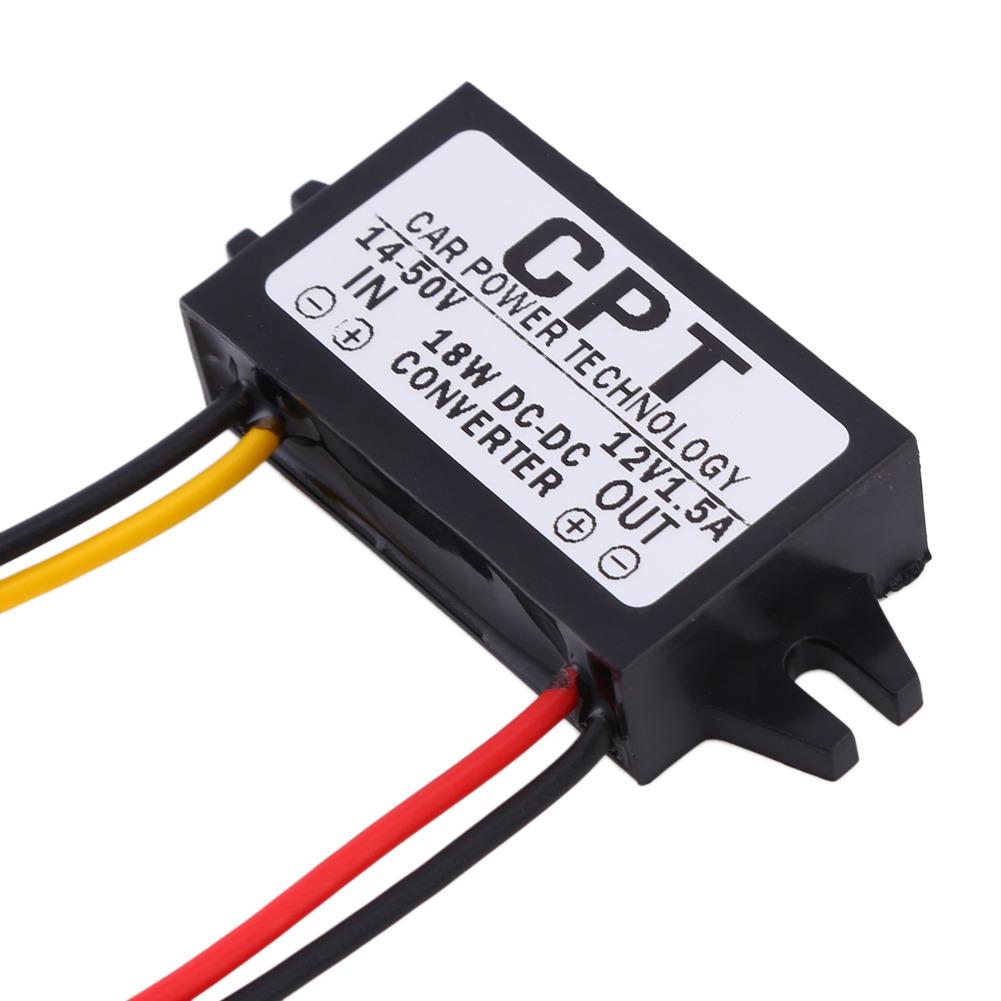 14-50V To 12V DC Converter Overload Protection DC 14-50V To 12V Voltage Converter Regulator High Efficiency for Car Device