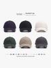 European Style Plain Baseball Cap for Men and Women, Spring and Summer, Black, Large Head Circumference, Trendy Brand, Soft Brim Sun Hat