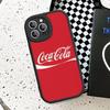 Coca-cola Vintage Leather Phone Case For IPhone 16 15 14 17 Pro Max 11 12 Mini Plus Soft Shell